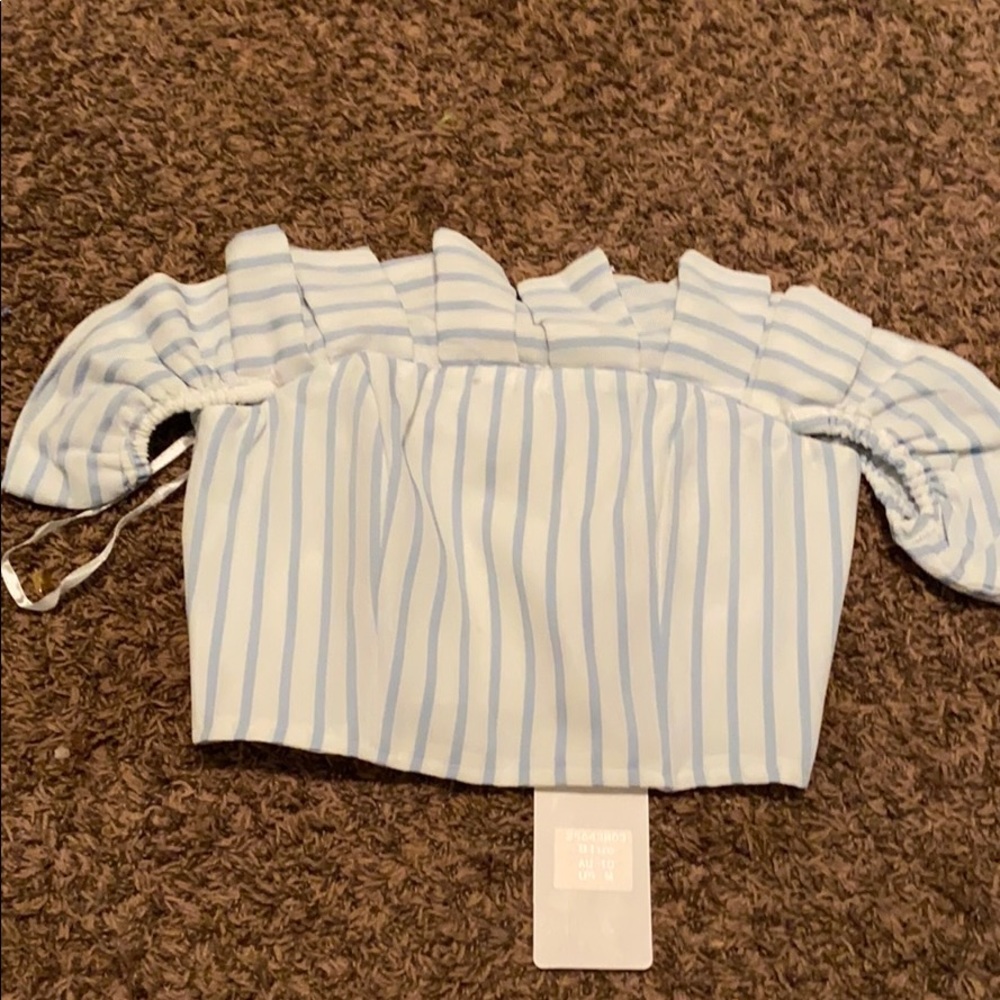 Striped crop top